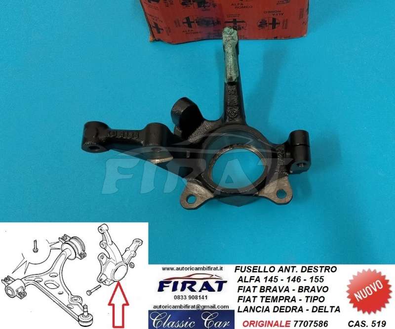 FUSELLO FIAT BRAVA-BRAVO-TIPO-145-146-155-DEDRA ANT.DX (7707586)